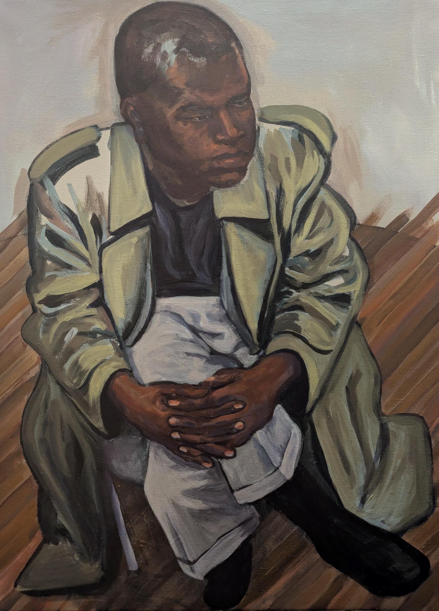 Man in Raincoat